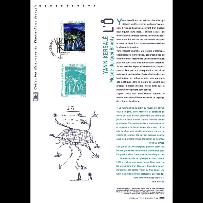 Document officiel 2015 - Tableau Yann Kersalé