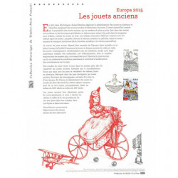 Document officiel 2015 - Europa 2015 - Les jouets anciens