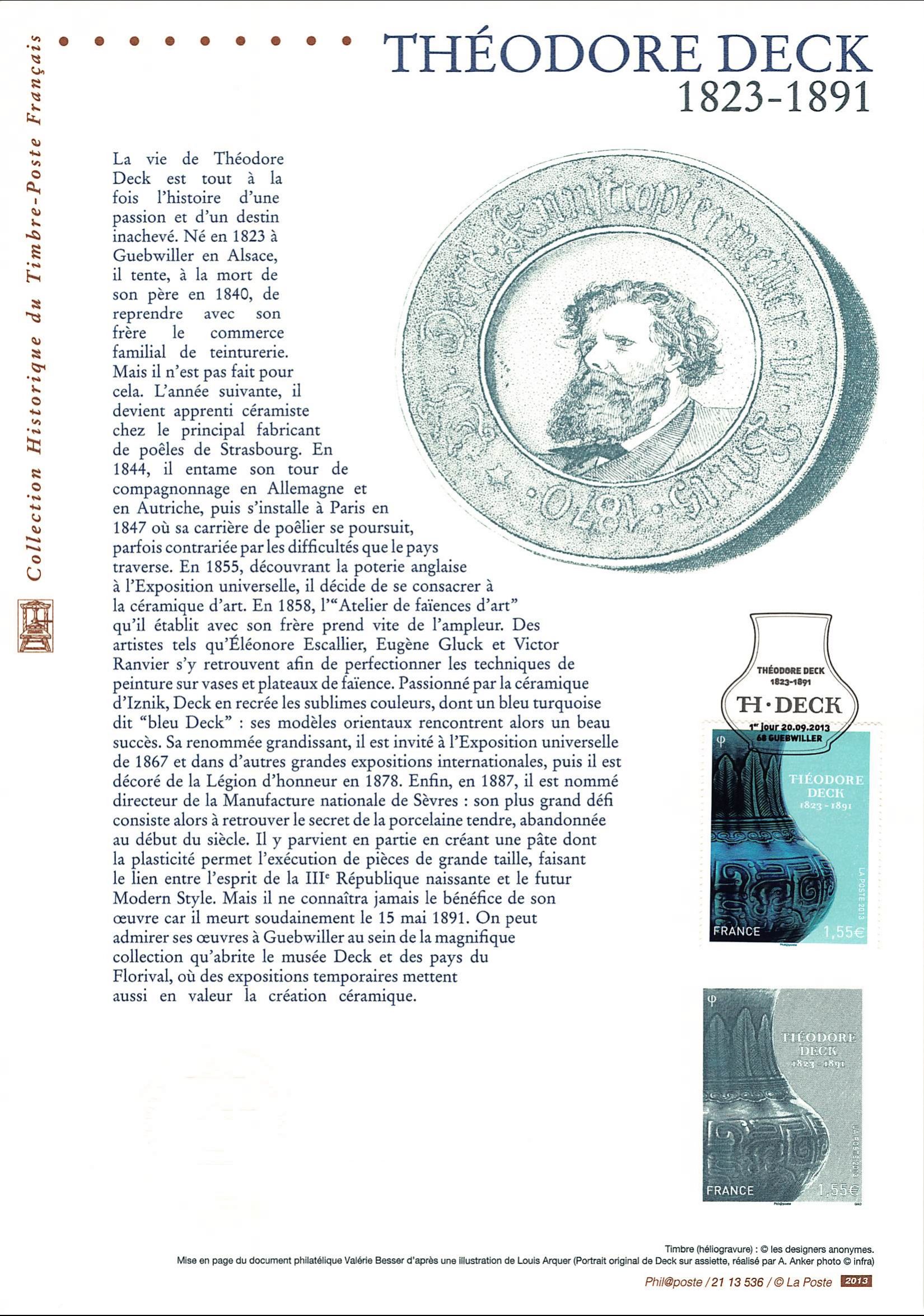 Document officiel 2013 - Tableau Théodore Deck