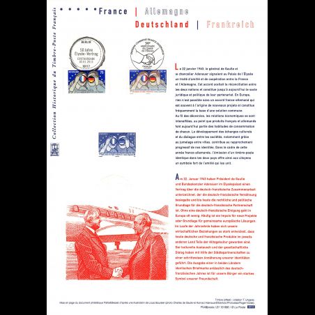 Document officiel 2013 - Traité de l'Elysée - France Allemagne