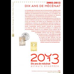 Document officiel 2013 - 10 ans de mécénat
