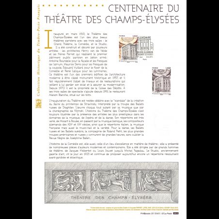 Document officiel 2013 - Centenaire du théâtre des champs-élysées