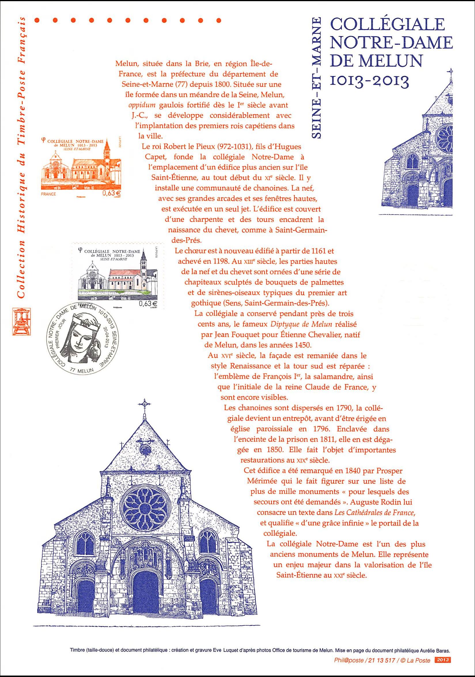 Document officiel 2013 - Collégiale Notre-Dame de Melun