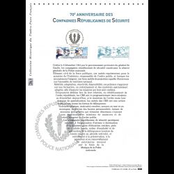 Document officiel 2014 - 70e anniv Compagnies Républicaines de Sécurité
