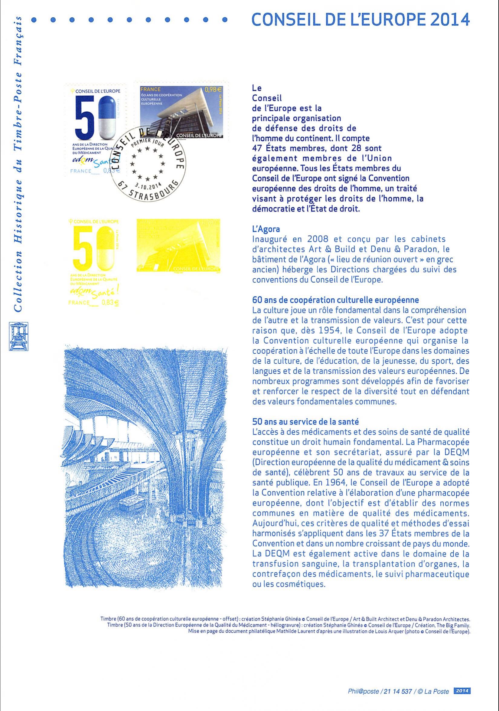 Document officiel 2014 - Conseil de l'europe 2014