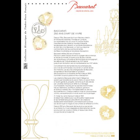 Document officiel 2014 - Baccarat, cœurs de cristal 2014