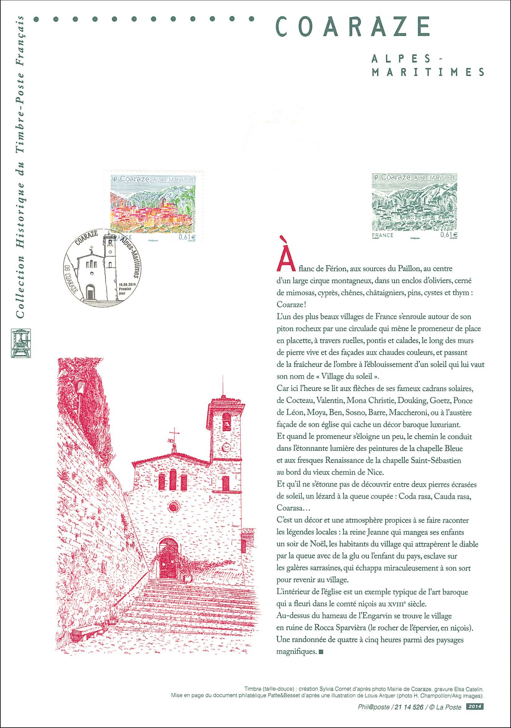 Document officiel 2014 - Coaraze - Alpes Maritimes