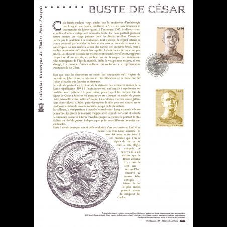 Document officiel 2014 - Buste de César