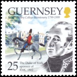 Timbre de Guernesey n° 838...
