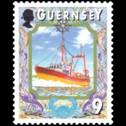 Timbre de Guernesey n° 831...
