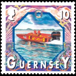 Timbre de Guernesey n° 832...