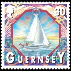 Timbre de Guernesey n° 866...