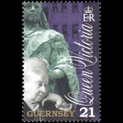 Timbre de Guernesey n° 884...