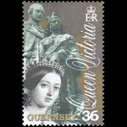 Timbre de Guernesey n° 886...