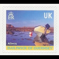 Timbre de Guernesey n° 909...
