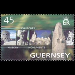 Timbre de Guernesey n° 1015...