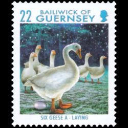 Timbre de Guernesey n° 1117...