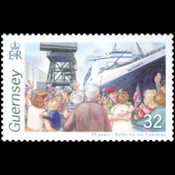Timbre de Guernesey n° 1134...