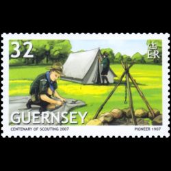 Timbre de Guernesey n° 1142...
