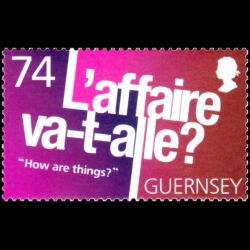Timbre de Guernesey n° 1206...