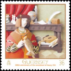 Timbre de Guernesey n° 1264...