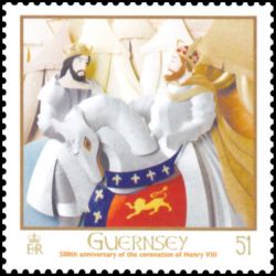 Timbre de Guernesey n° 1266...