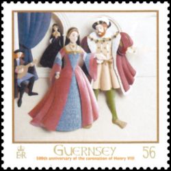 Timbre de Guernesey n° 1268...