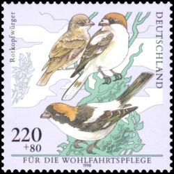 Timbre Allemagne fédérale...