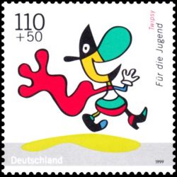 Timbre Allemagne fédérale...