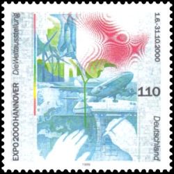 Timbre Allemagne fédérale...