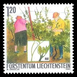 Timbre du Liechtenstein n°...