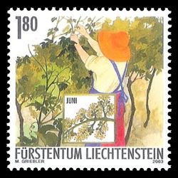 Timbre du Liechtenstein n°...