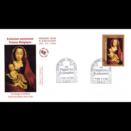 FDC - Primitifs flamands (4525), oblit 6/11/10 Paris