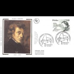 FDC soie - Frédéric Chopin...