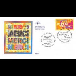 CEF - Timbre festif (merci)...
