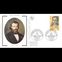 FDC soie - Frédéric Ozanam,...