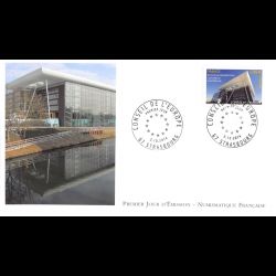 FDC LNF - Conseil de l'Europe, Bâtiment l'Agora, oblit 3/10/14 Strasbourg
