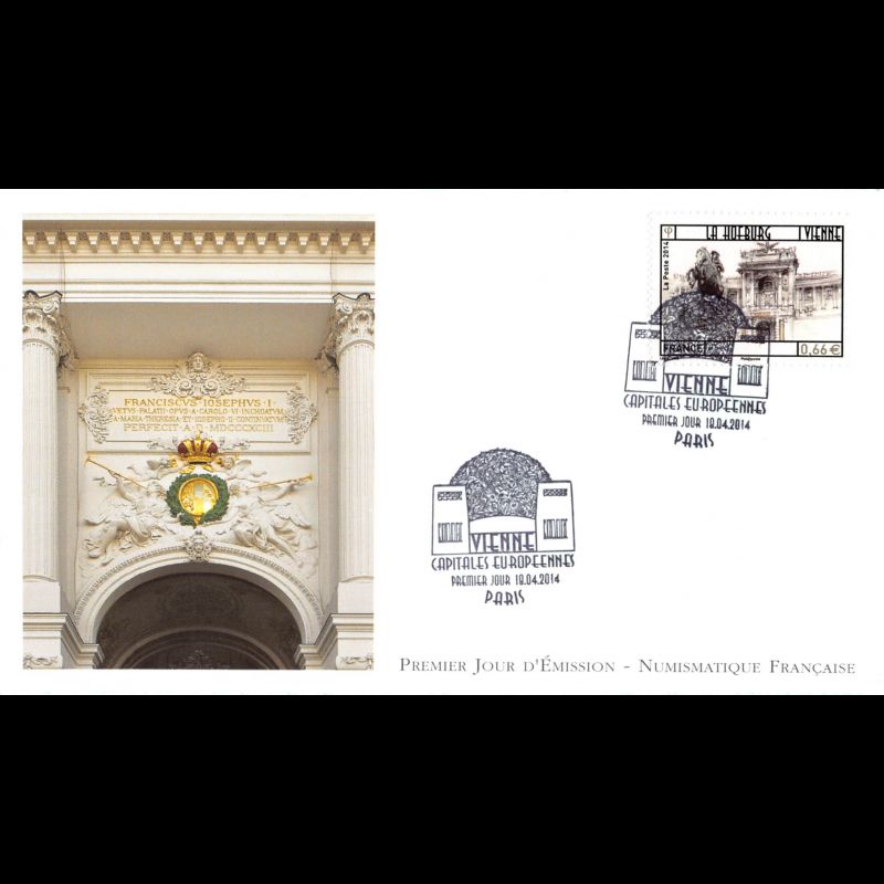 FDC LNF - Vienne, La Hofburg, oblit 18/4/14 Paris