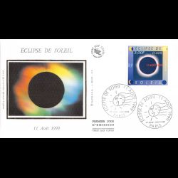 FDC soie - Eclipse de...