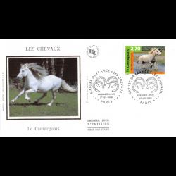 FDC soie - Les chevaux. Le...