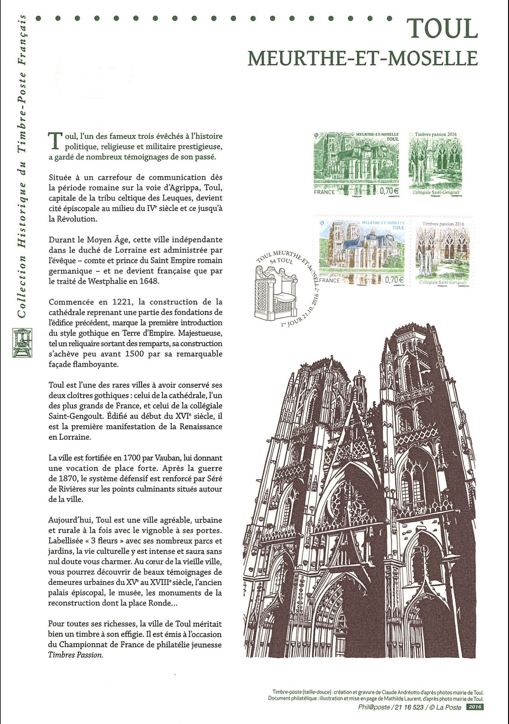 Document officiel 2016 - Toul - Meurthe et Moselle