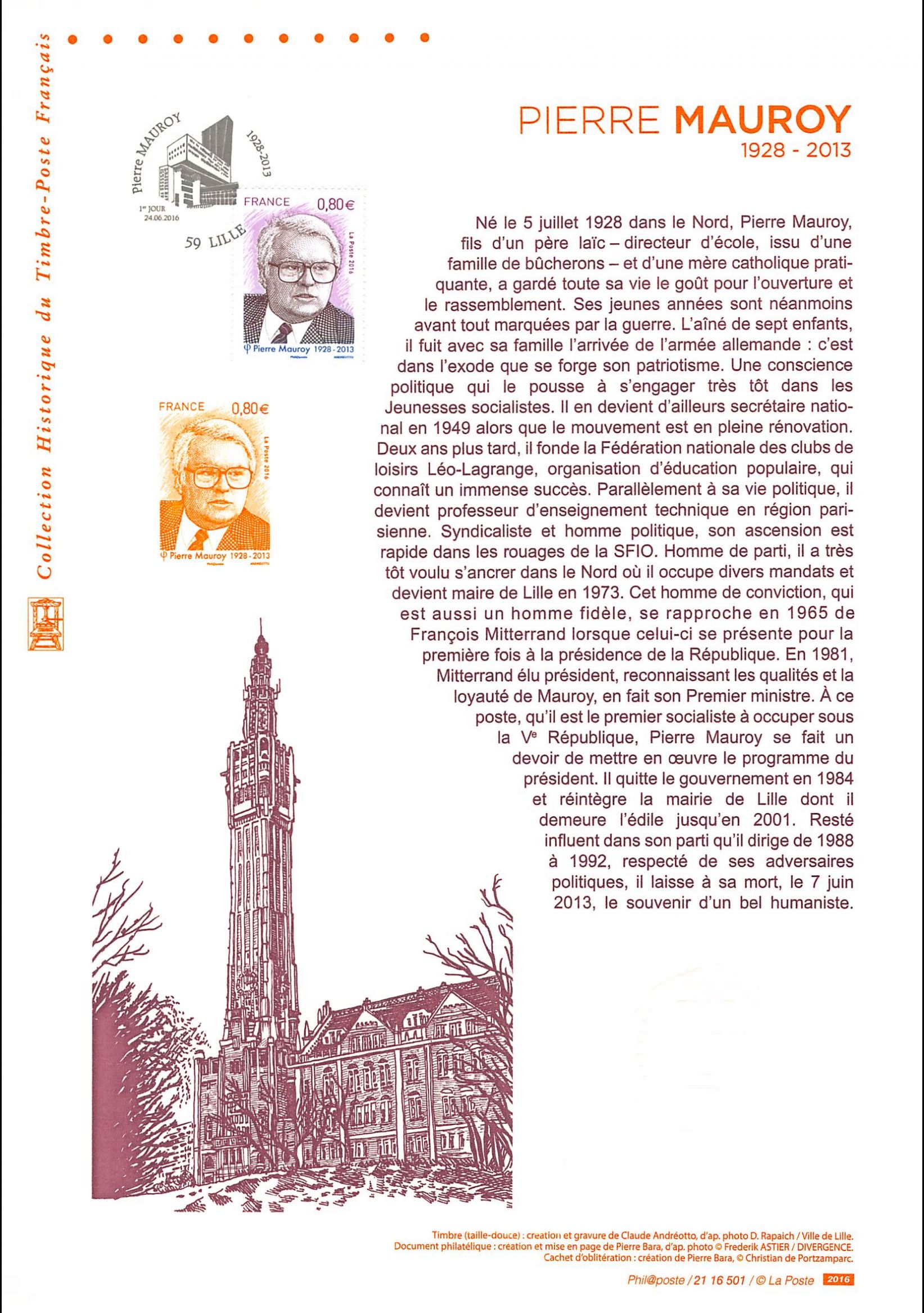 Document officiel 2016 - Pierre Mauroy