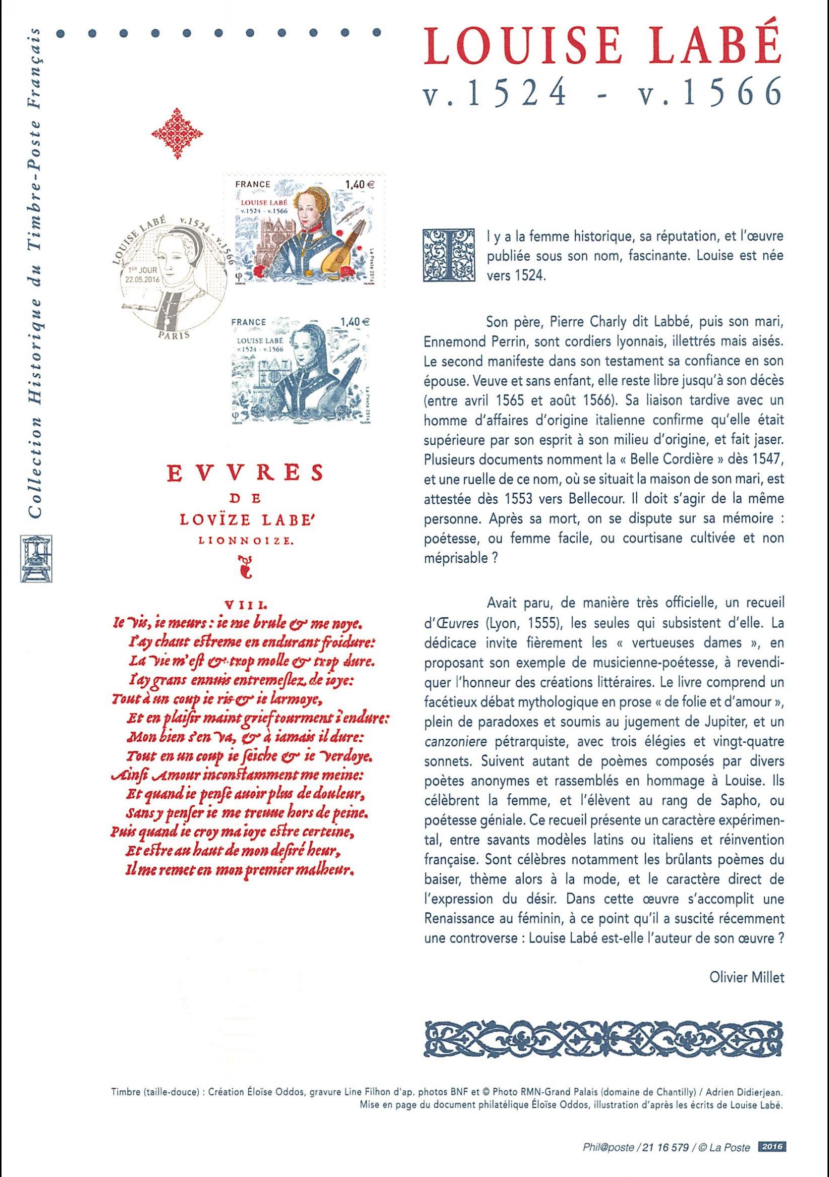 Document officiel 2016 - Louise Labé