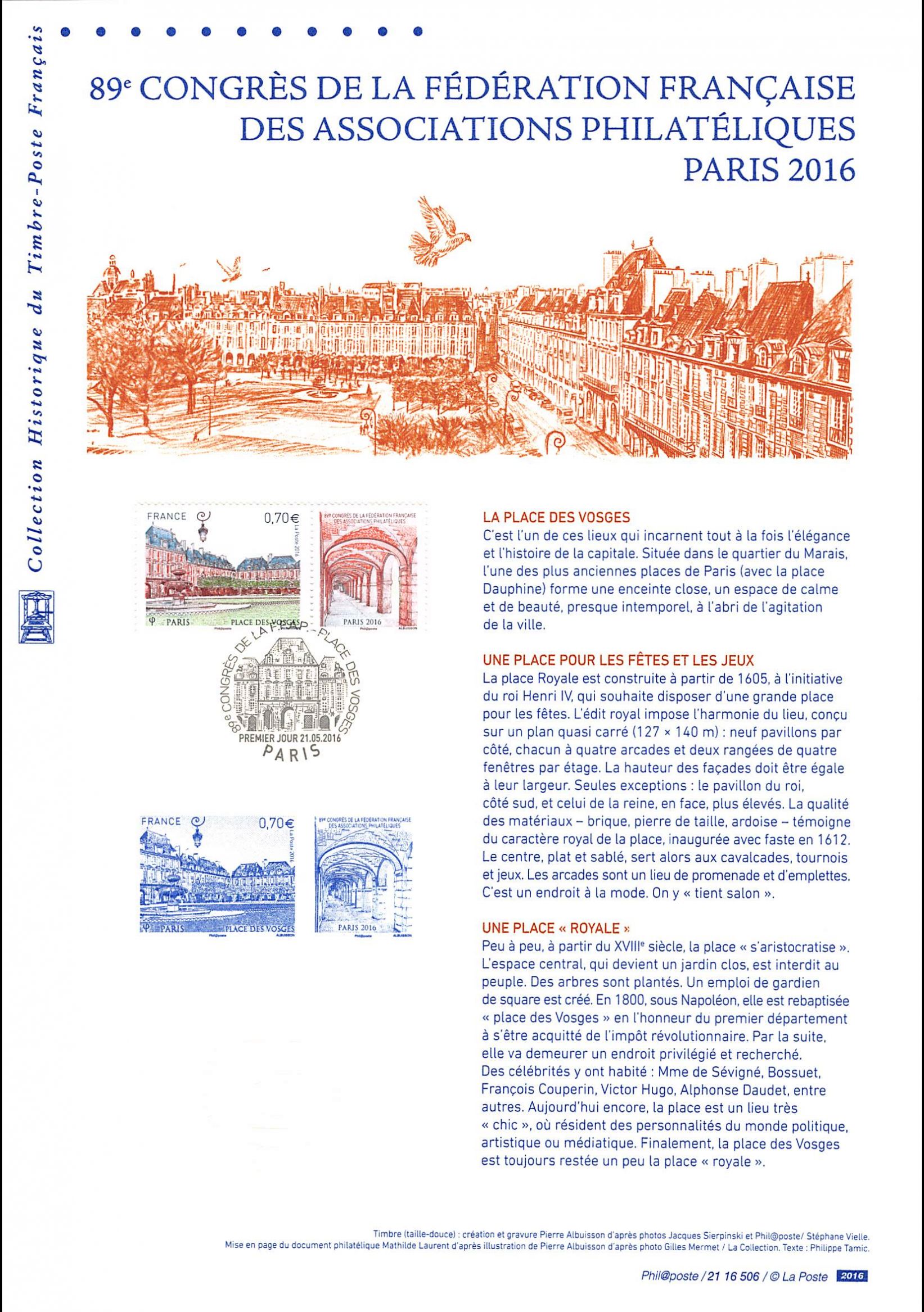 Document officiel 2016 - 89é congrès de la FFAP Paris 2016