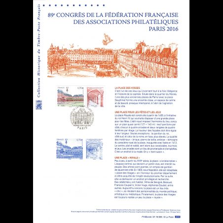 Document officiel 2016 - 89é congrès de la FFAP Paris 2016