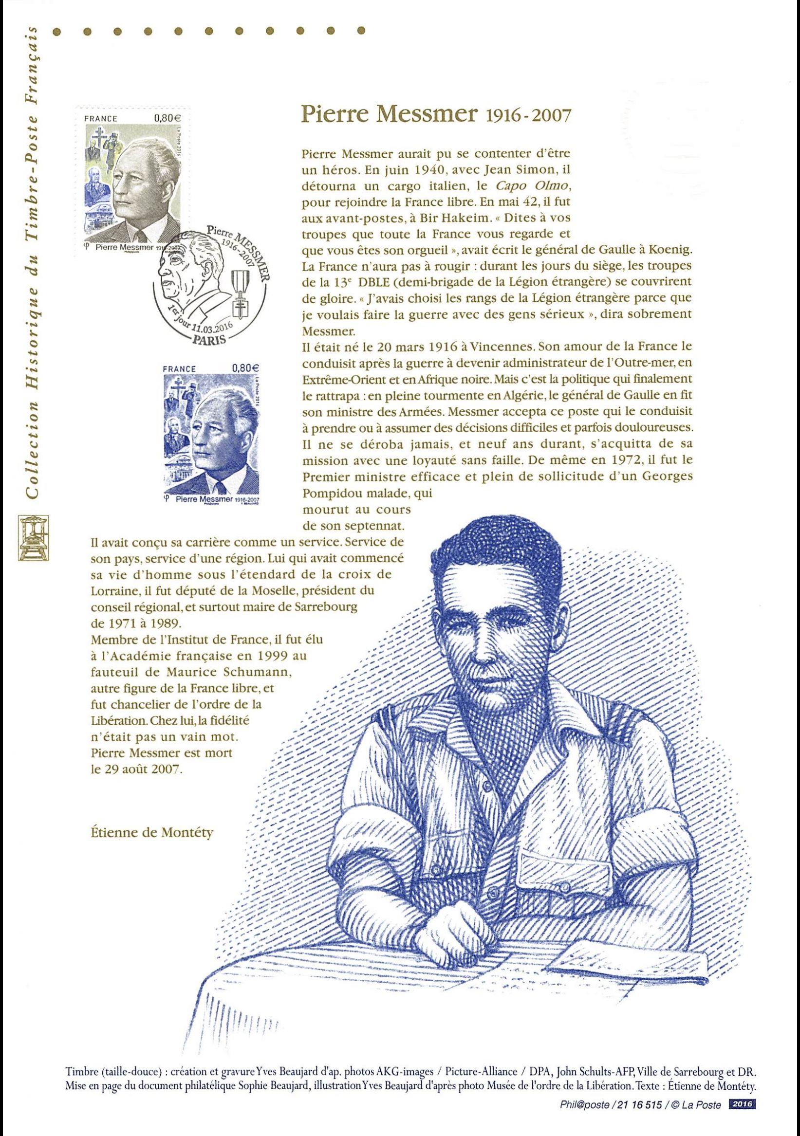 Document officiel 2016 - Pierre Messmer