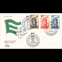 Luxembourg - FDC Europa 1956