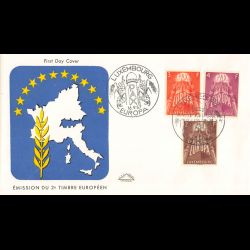 Luxembourg - FDC Europa 1957