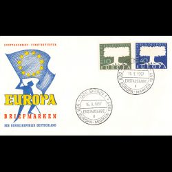 Allemagne - FDC Europa 1957