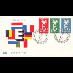 Luxembourg - FDC Europa 1958